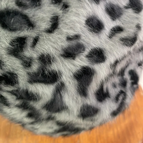 Parkhurst Cheetah Print 80% Angora Hat Beret OSFM - Picture 3 of 5